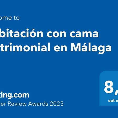 Habitacion Con Cama Matrimonial En Malaga Exterior photo