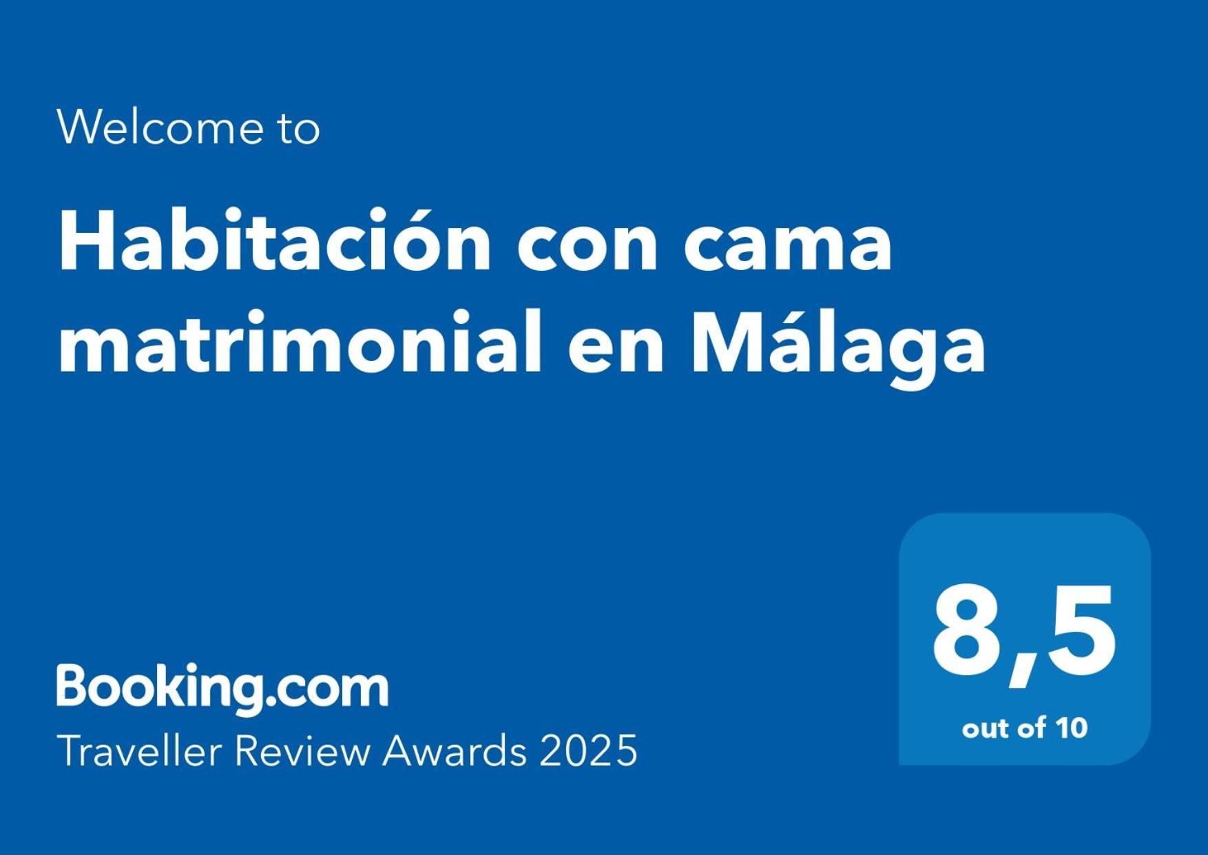Habitacion Con Cama Matrimonial En Malaga Exterior photo